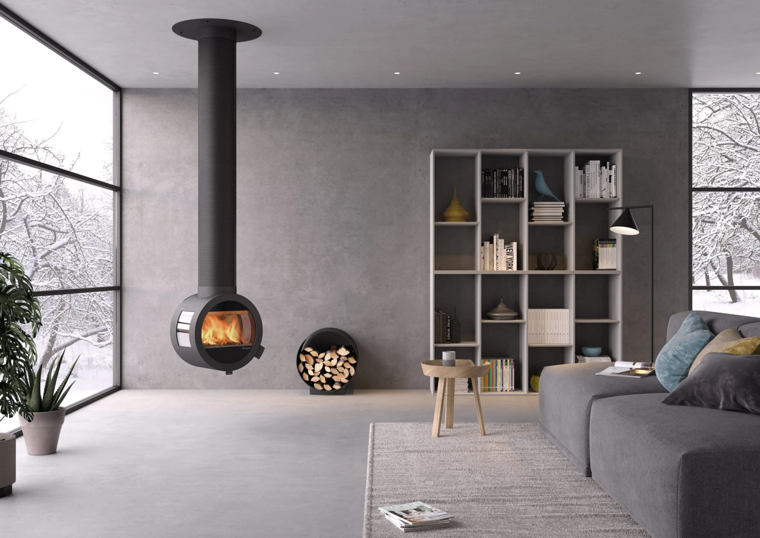 Kaminofen Nordpeis ME Decke 5,8 KW Schwarz 5 Kaminofen Nordpeis ME Decke 5,8 KW Schwarz – Bild 3