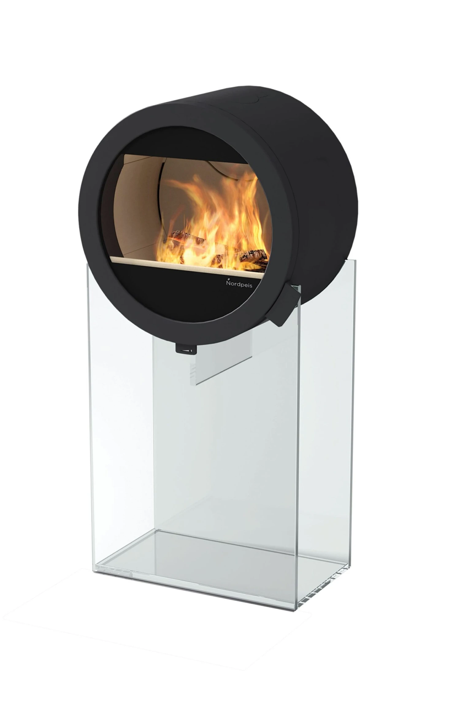 Kaminofen Nordpeis ME Glas 5,8 KW Schwarz 3 Kaminofen Nordpeis ME Glas 5,8 KW Schwarz