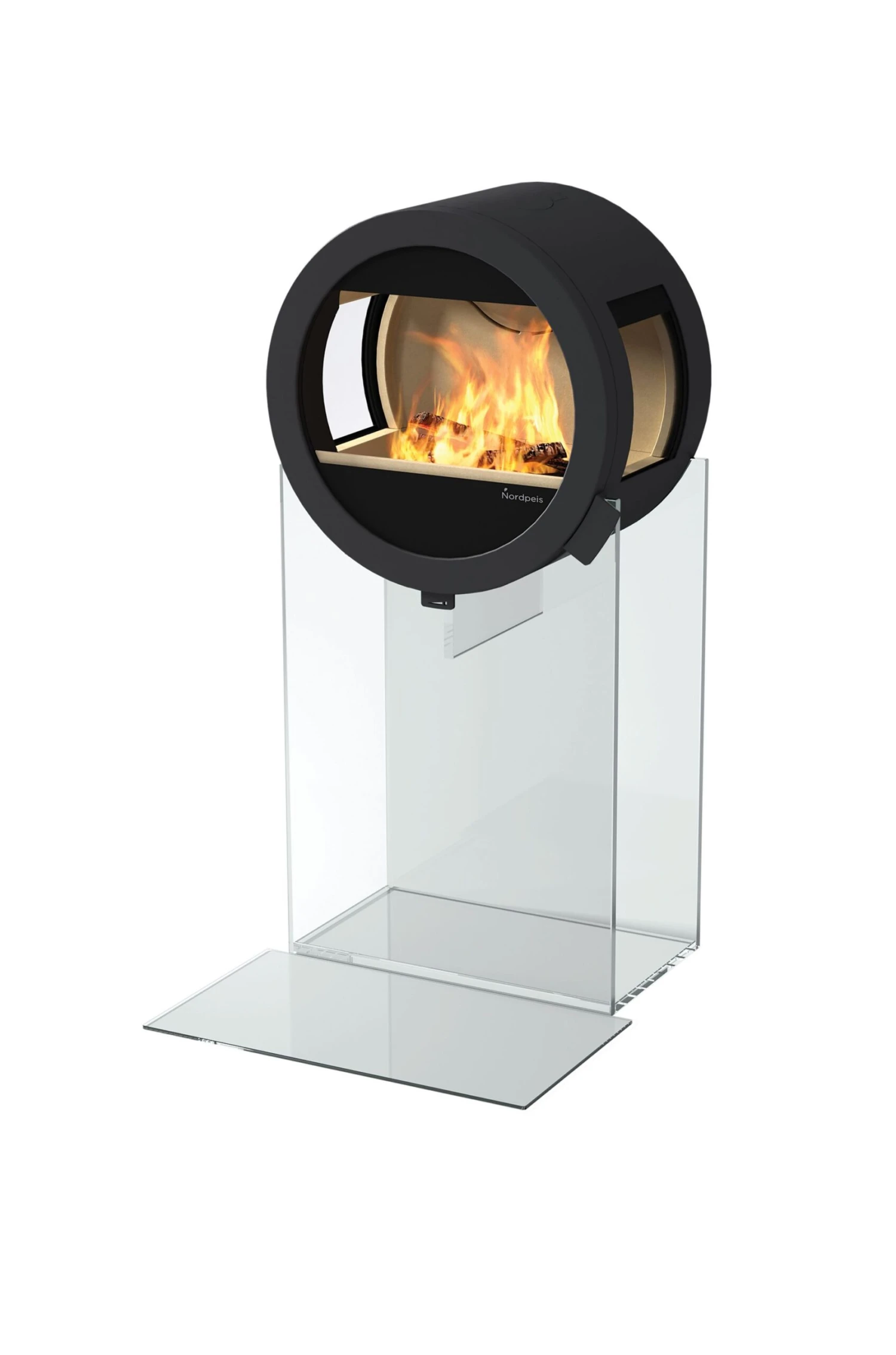 Kaminofen Nordpeis ME Glas 5,8 KW Schwarz 5 Kaminofen Nordpeis ME Glas 5,8 KW Schwarz – Bild 3