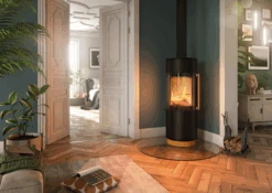 Kaminofen Spartherm PASSO XS Style, 5,9 KW -Brunner Verkäufe passo xs style nero milieu 01