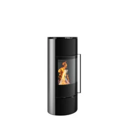 Kaminofen Spartherm SENSO L, 7 KW -Brunner Verkäufe senso l nero edelstahl geschliffen schwarze schamotte feuer