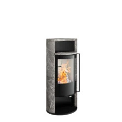 Kaminofen Spartherm SINO CITY, 5 KW -Brunner Verkäufe sino city nero speckstein feuer